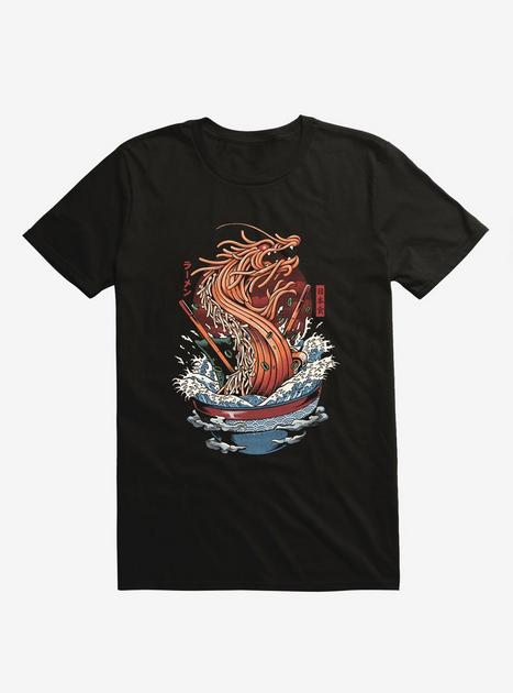 Ramen Dragon Noodles Black T-Shirt - BLACK | Hot Topic