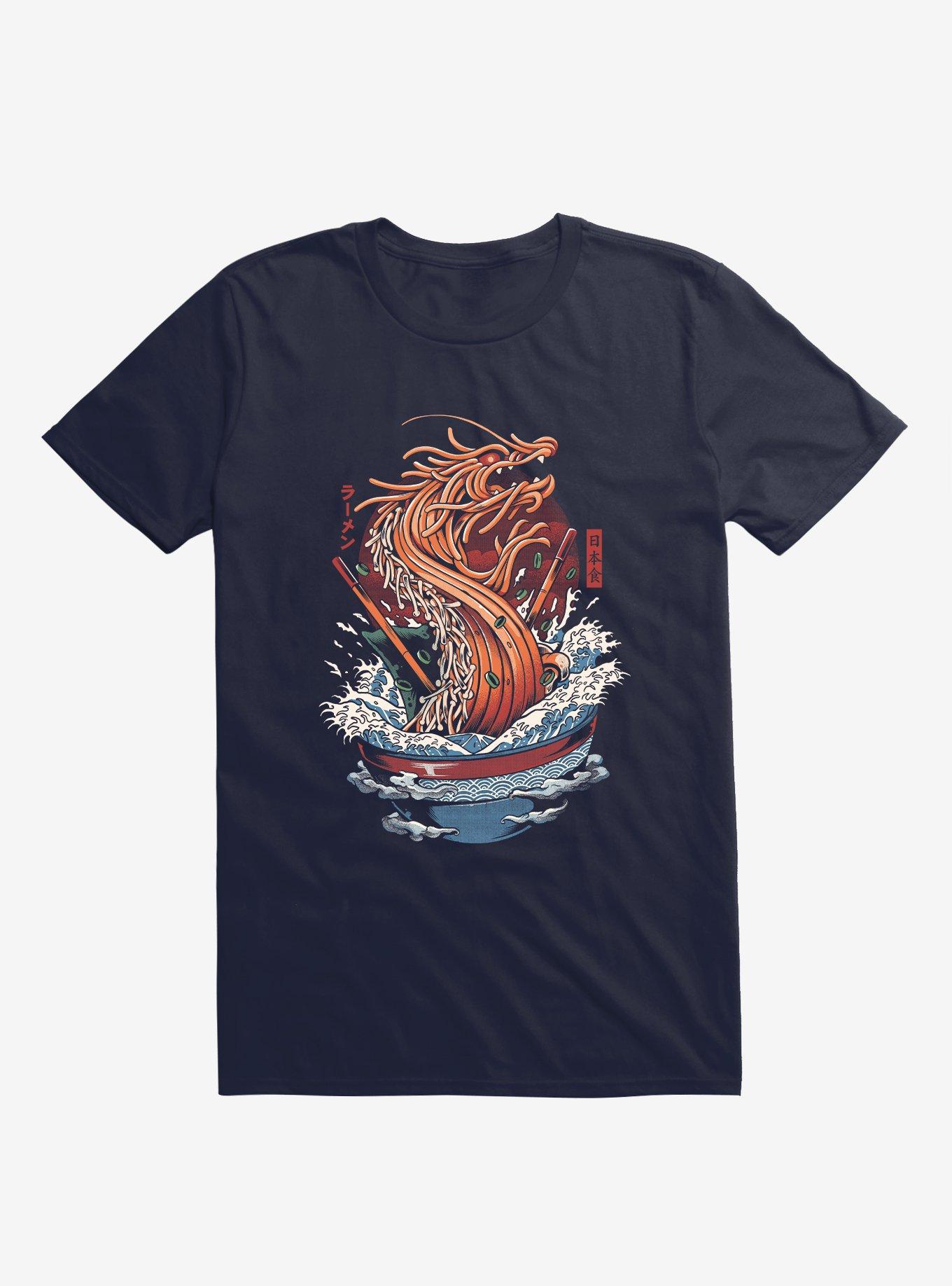 Ramen Dragon Noodles Navy Blue T-Shirt
