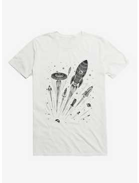 Space Race Spacecraft White T-Shirt, , hi-res