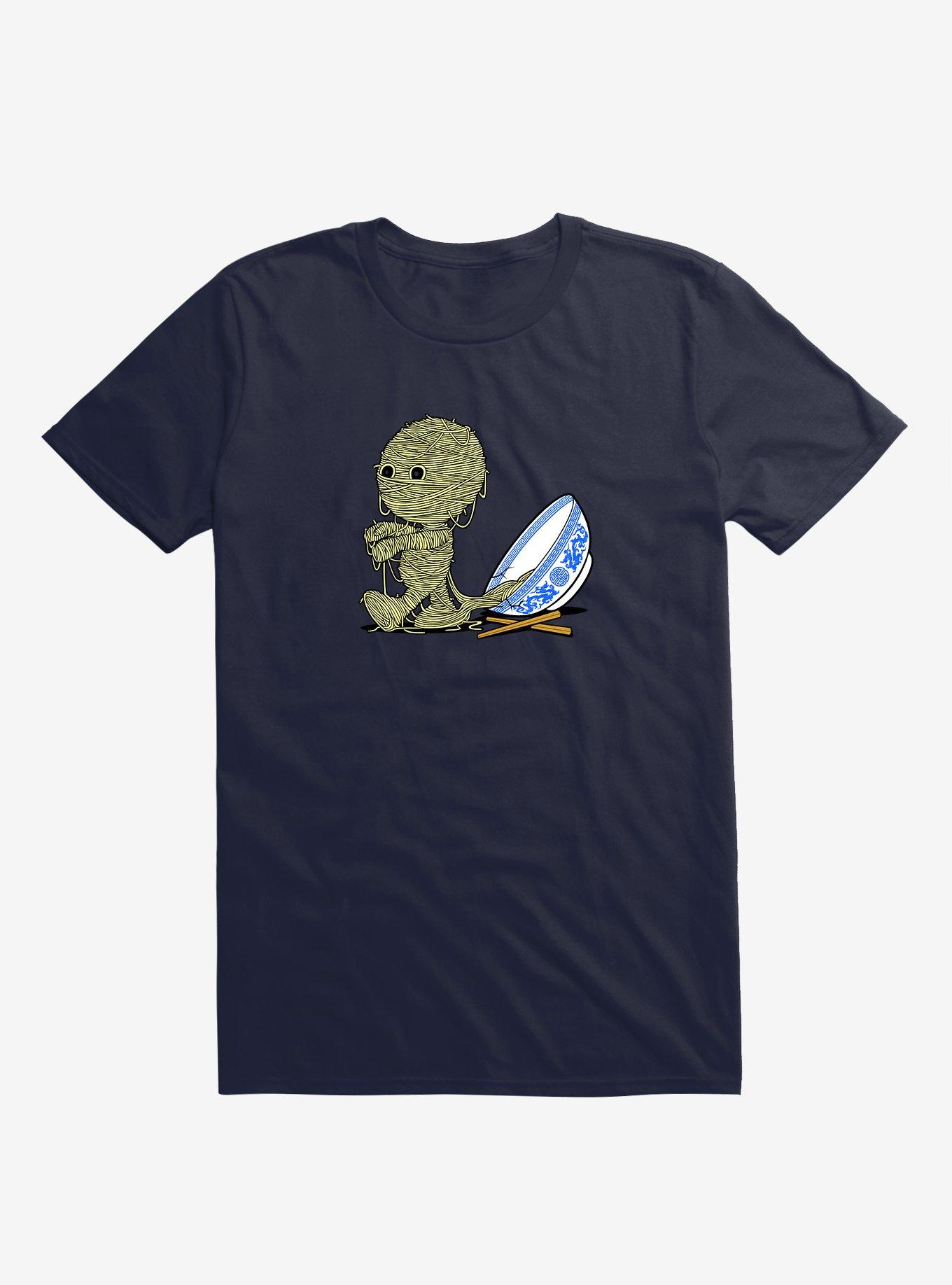 Ramen'ses Return Ramen Navy Blue T-Shirt, NAVY, hi-res
