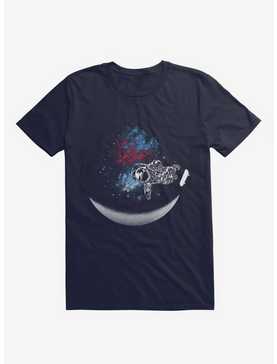 Space Ramp Astronaut Moon Navy Blue T-Shirt, , hi-res