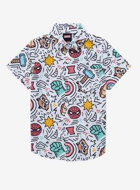 Marvel Icons Toddler Woven Button-Up - BoxLunch Exclusive
