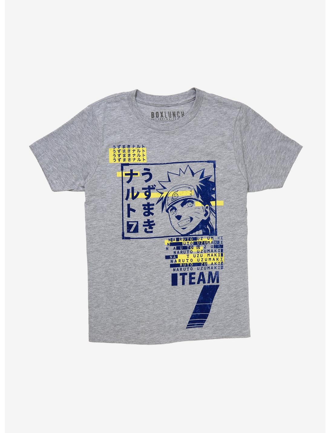 Naruto Team 7 Kanji Youth T-Shirt, BLUE, hi-res