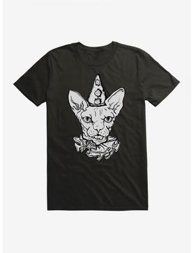 HT Creators: JennMHardingArt Sphynx Clown Cat T-Shirt, , hi-res