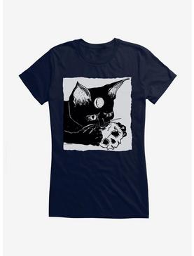 HT Creators: JennMHardingArt Kitten Skull Girls T-Shirt, , hi-res