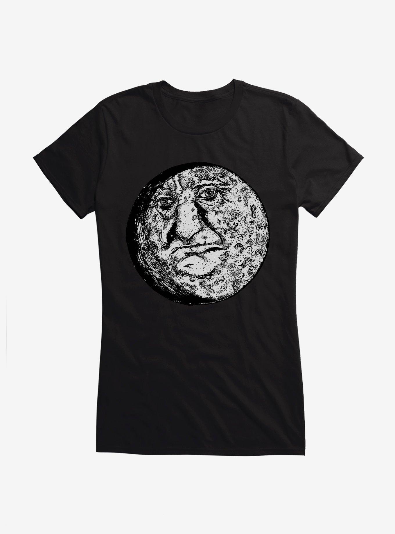 HT Creators: JennMHardingArt Man In The Moon Girls T-Shirt, , hi-res
