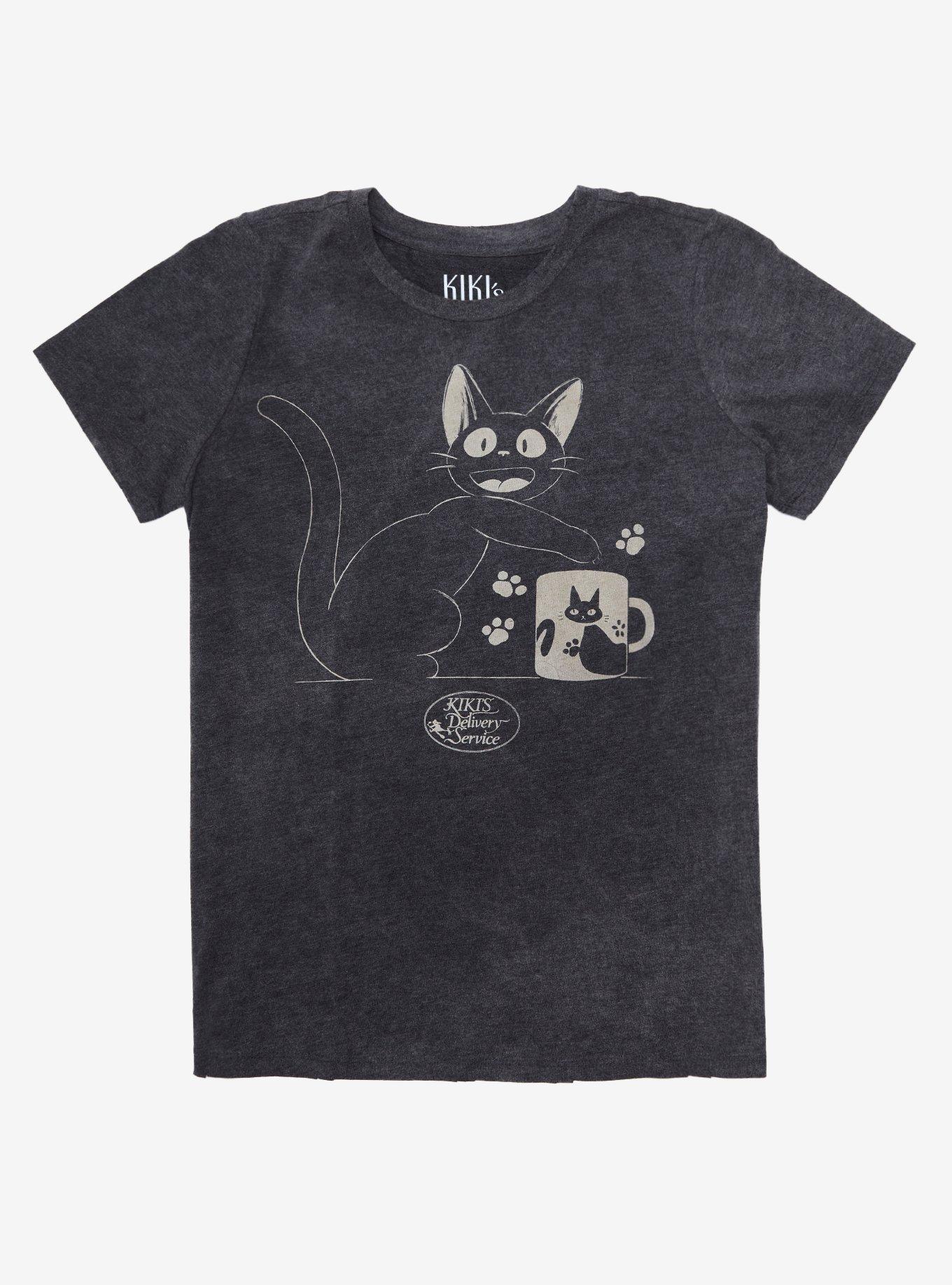 Her Universe Studio Ghibli Celebration Kiki's Delivery Service Jiji T-Shirt, MULTI, hi-res