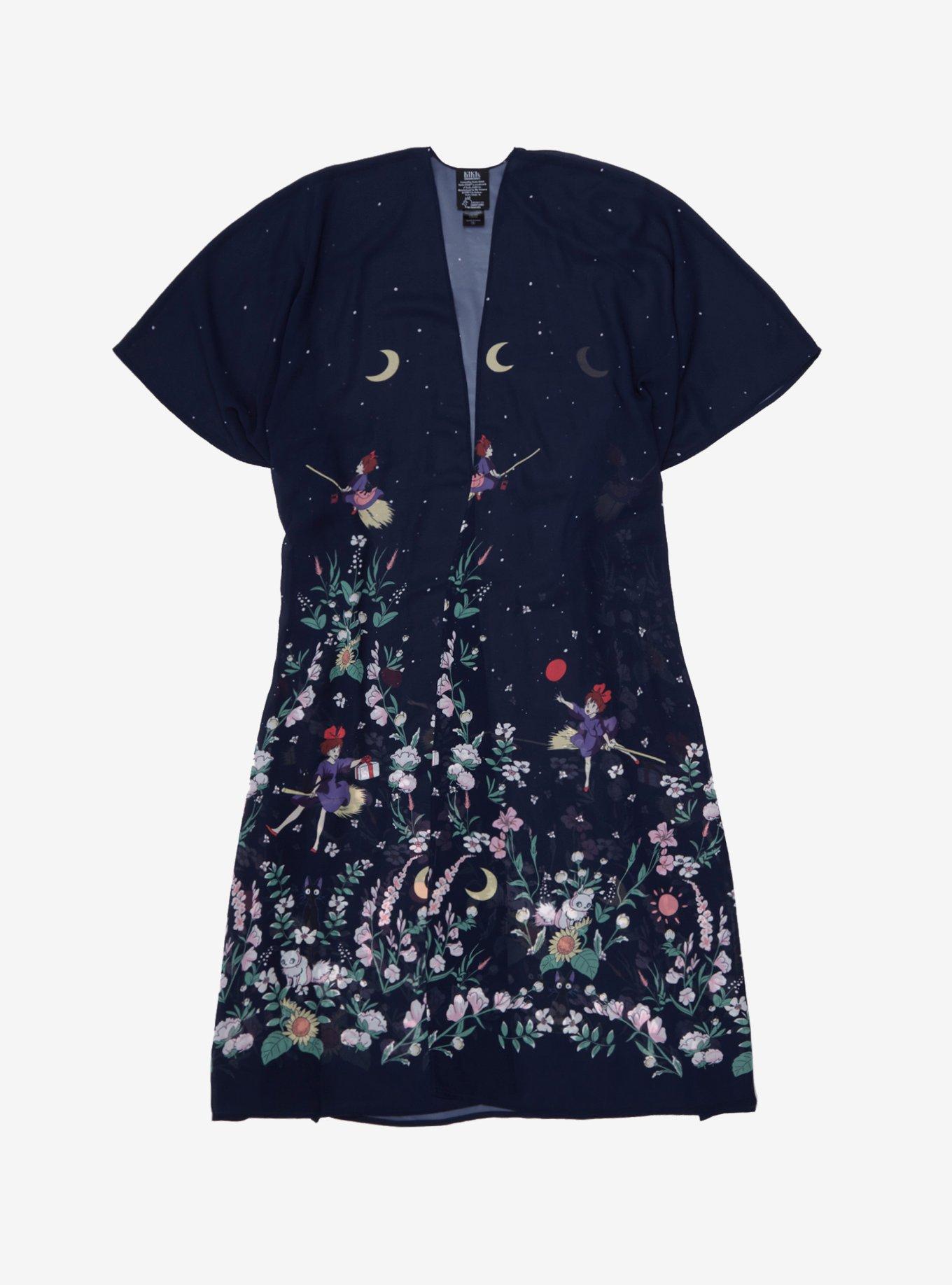 Her Universe Studio Ghibli Celebration Kiki's Delivery Service Long Kimono, MULTI, hi-res