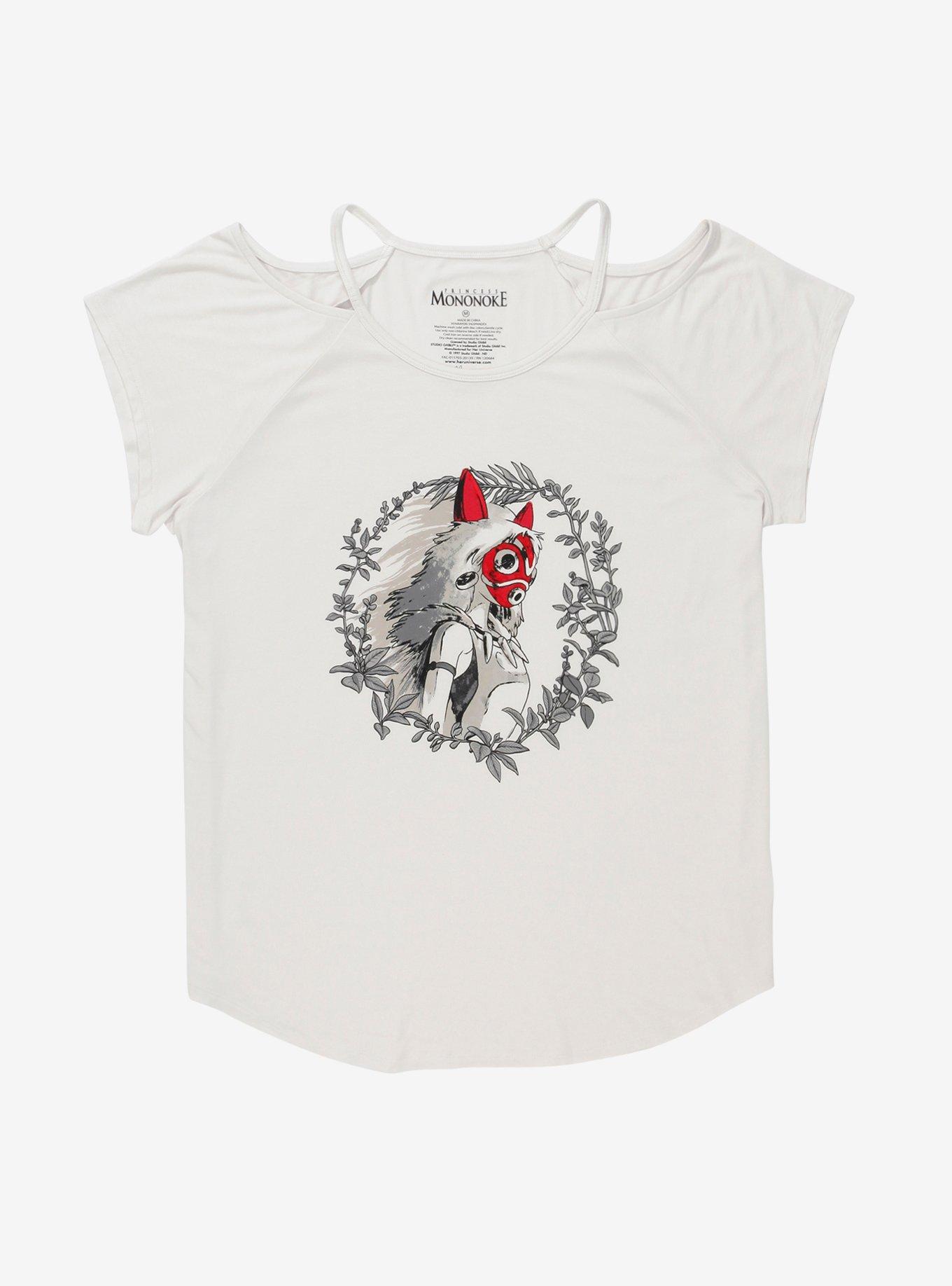 Her Universe Studio Ghibli Celebration Princess Mononoke San Cold Shoulder Top, MULTI, hi-res