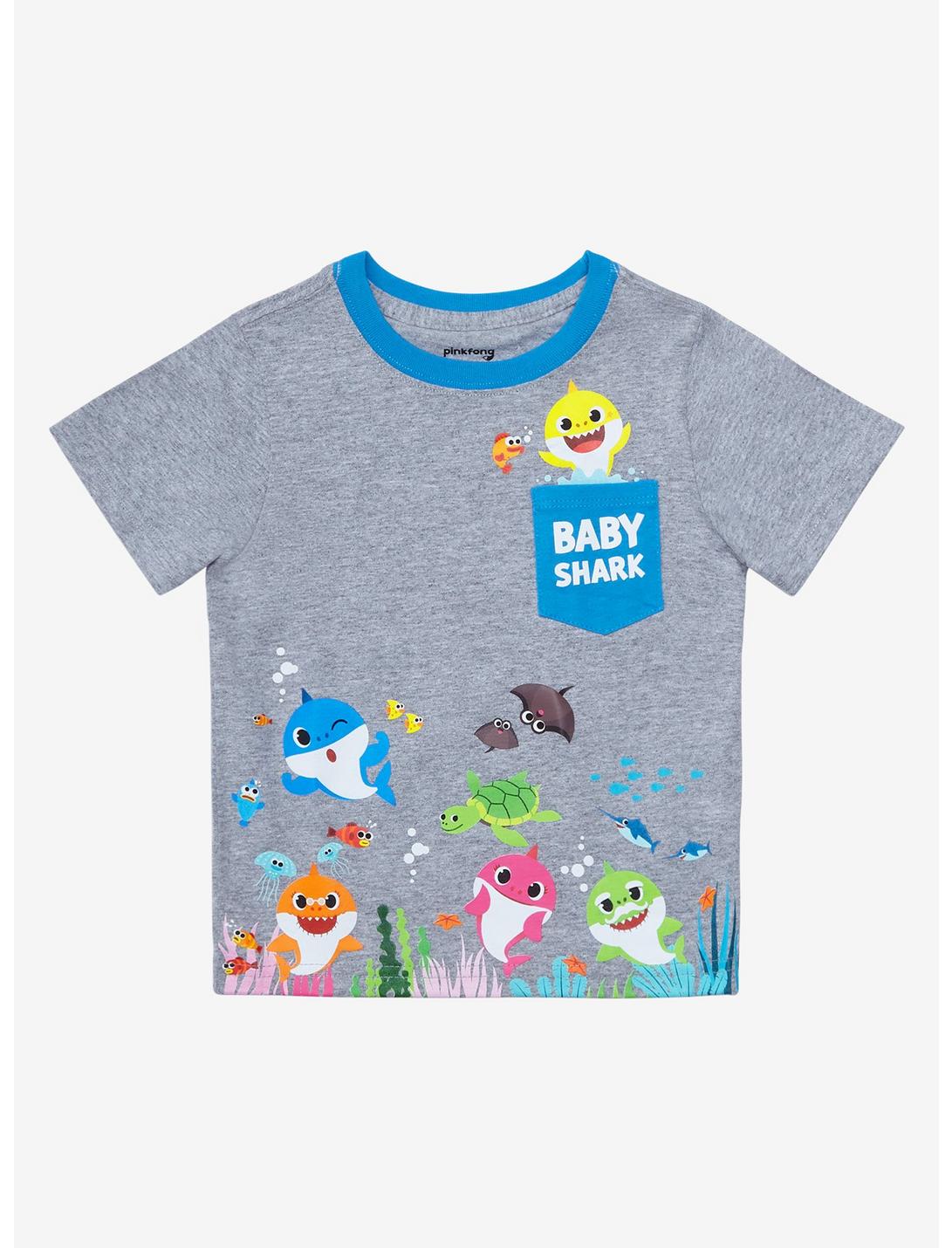Baby Shark Pocket Toddler T-Shirt - BoxLunch Exclusive, MULTI, hi-res