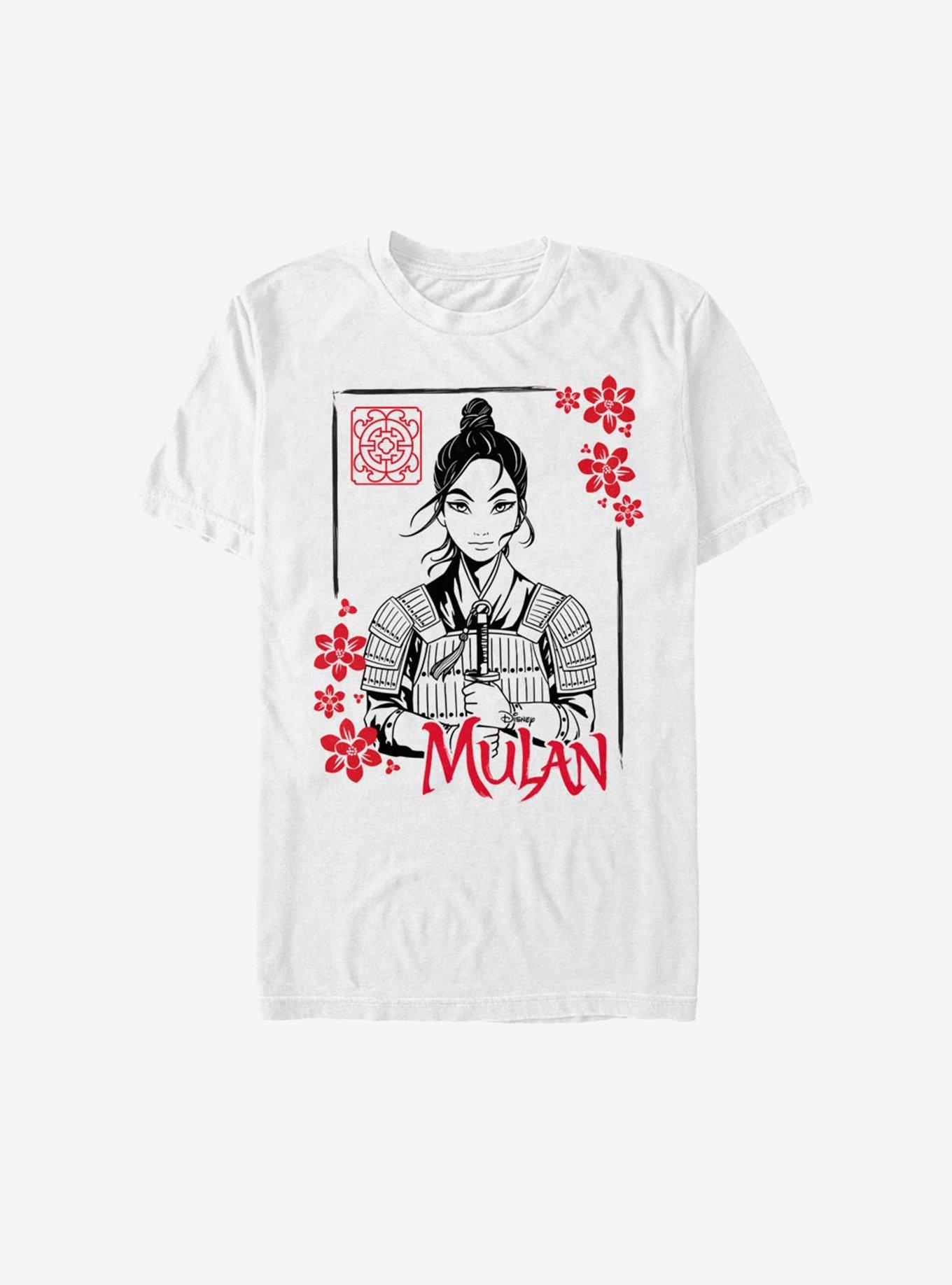 Disney Mulan Live Action Ink Portrait T-Shirt, , hi-res