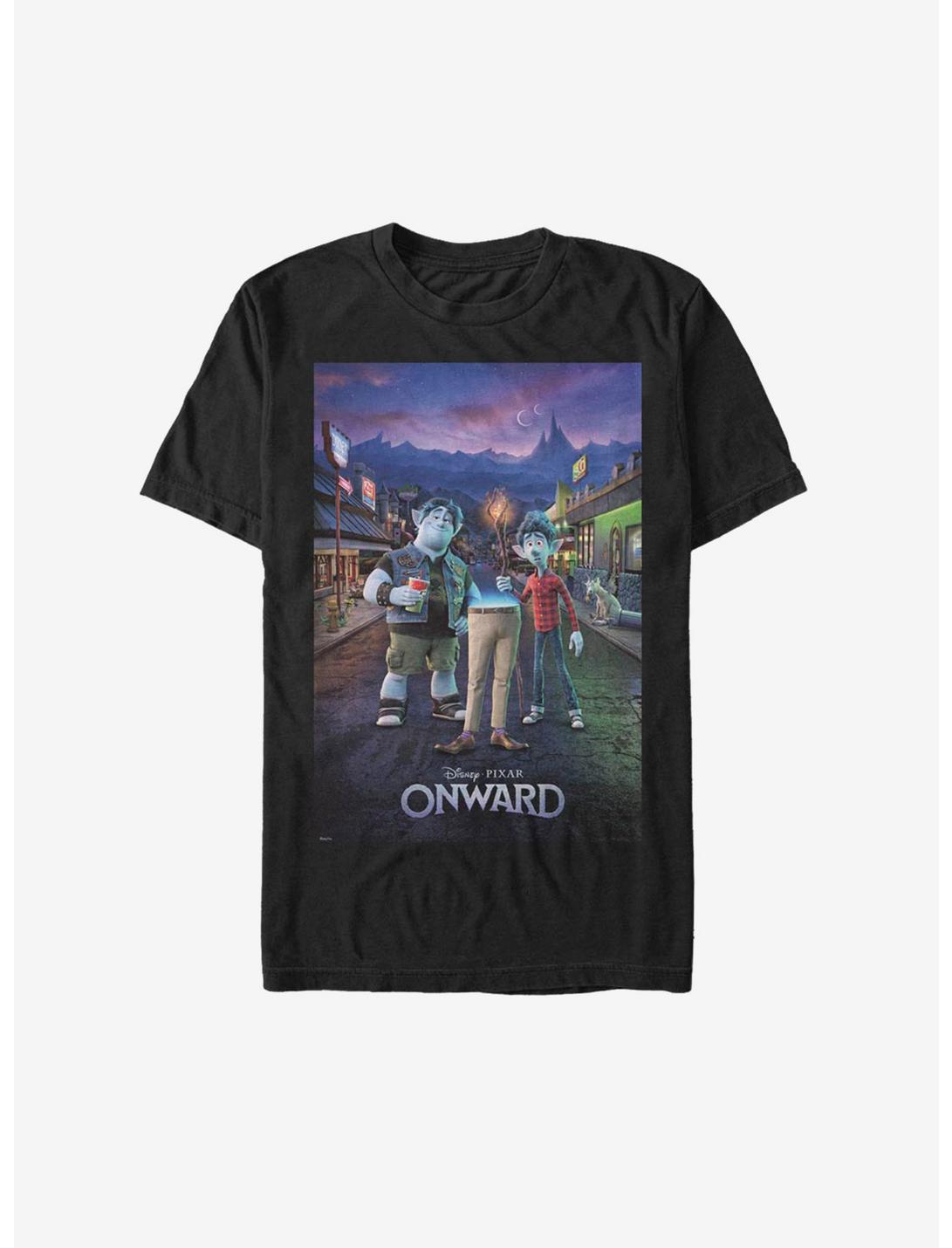 Disney Pixar Onward Dad Poster T-Shirt, BLACK, hi-res