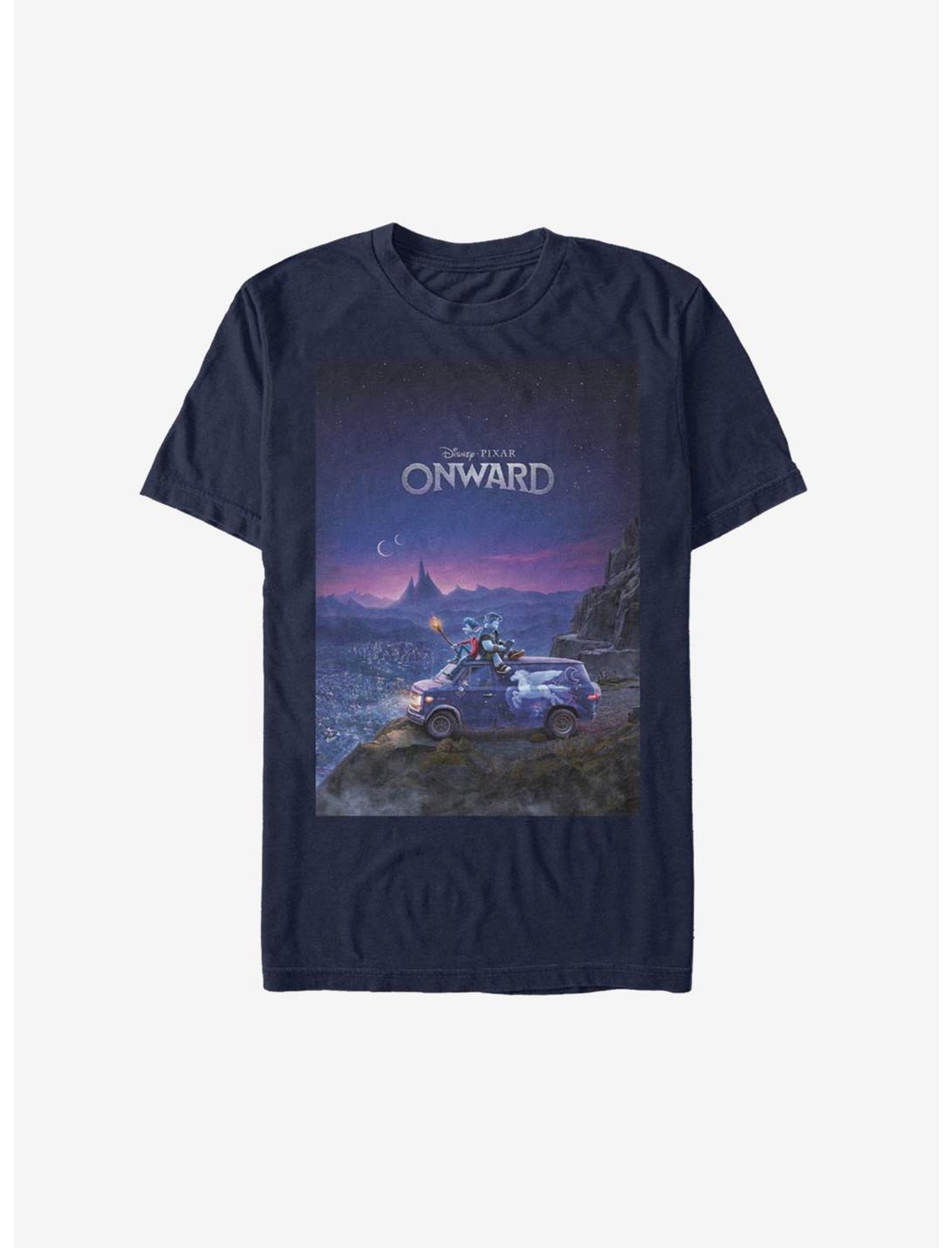 Disney Pixar Onward Poster T-Shirt, NAVY, hi-res