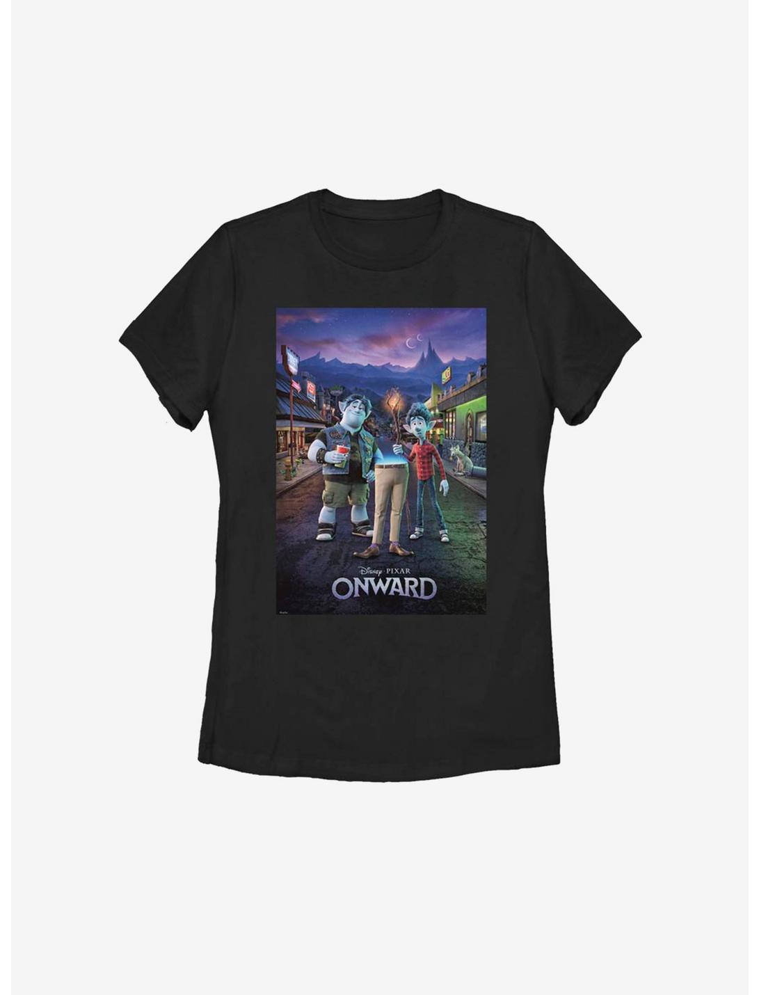 Disney Pixar Onward Dad Poster Womens T-Shirt, BLACK, hi-res