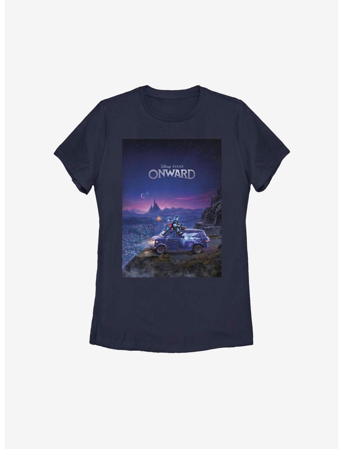 Disney Pixar Onward Poster Womens T-Shirt, NAVY, hi-res