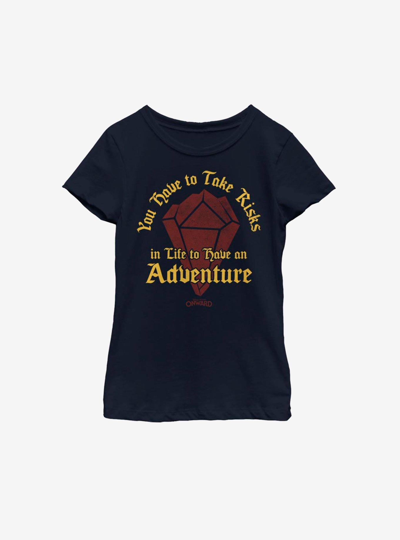 Disney Pixar Onward Risk For Adventure Youth Girls T-Shirt, , hi-res