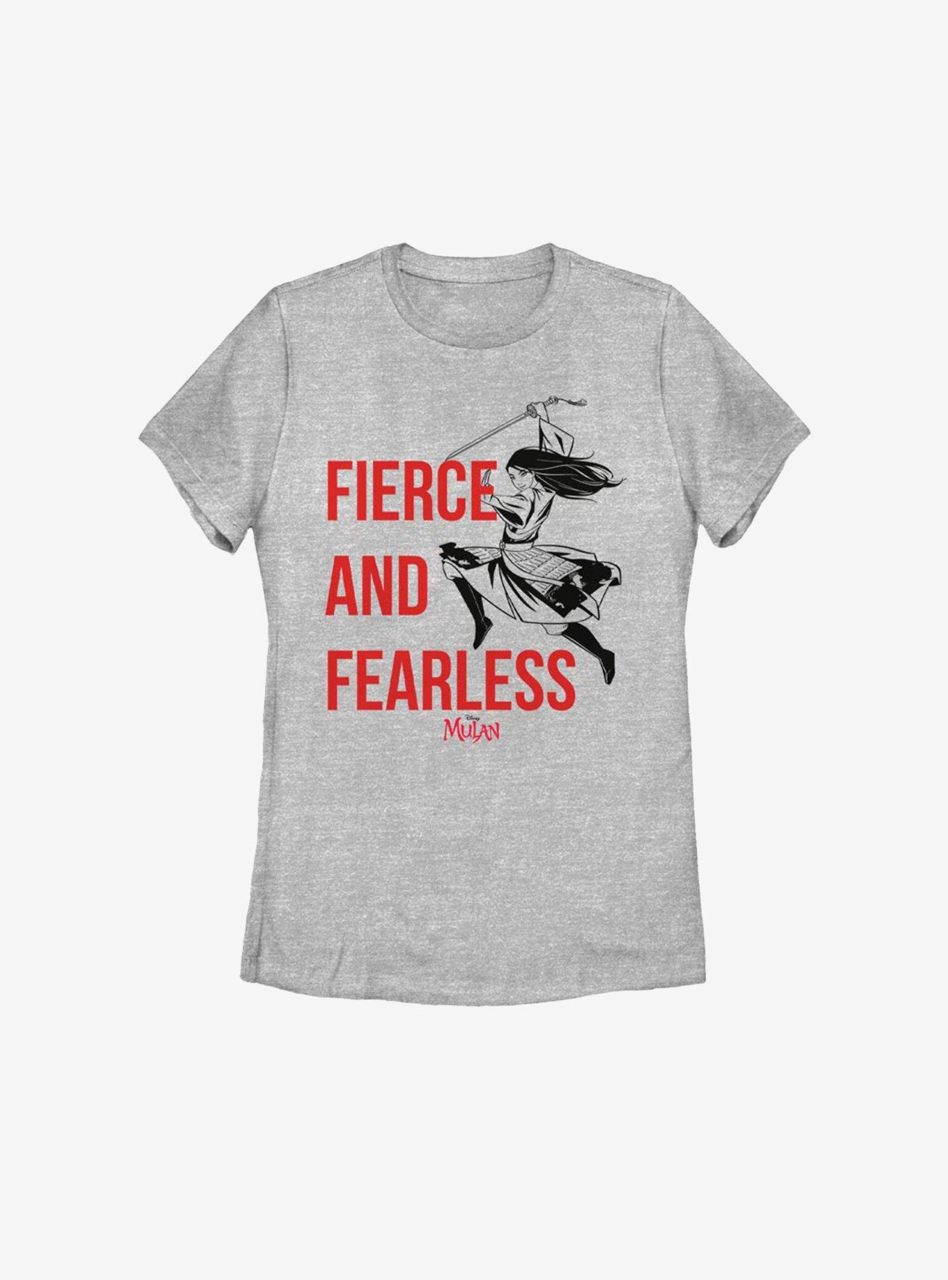 Disney Mulan Live Action Fierce And Fearless Womens T-Shirt, , hi-res