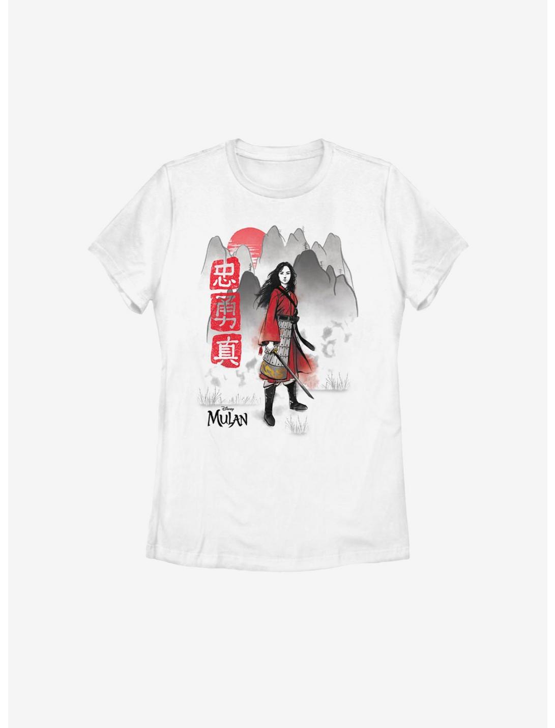 Disney Mulan Live Action True Warrior Womens T-Shirt, WHITE, hi-res