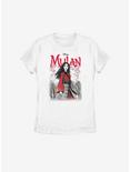 Disney Mulan Live Action Watercolor Title Womens T-Shirt, WHITE, hi-res