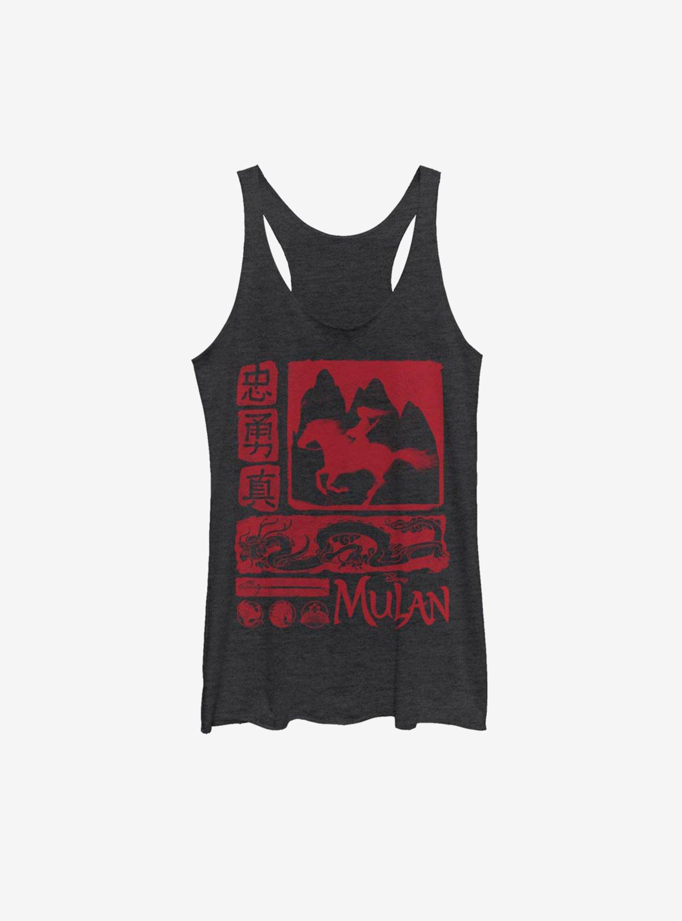 Disney Mulan Live Action Image Blocks Womens Tank Top, , hi-res