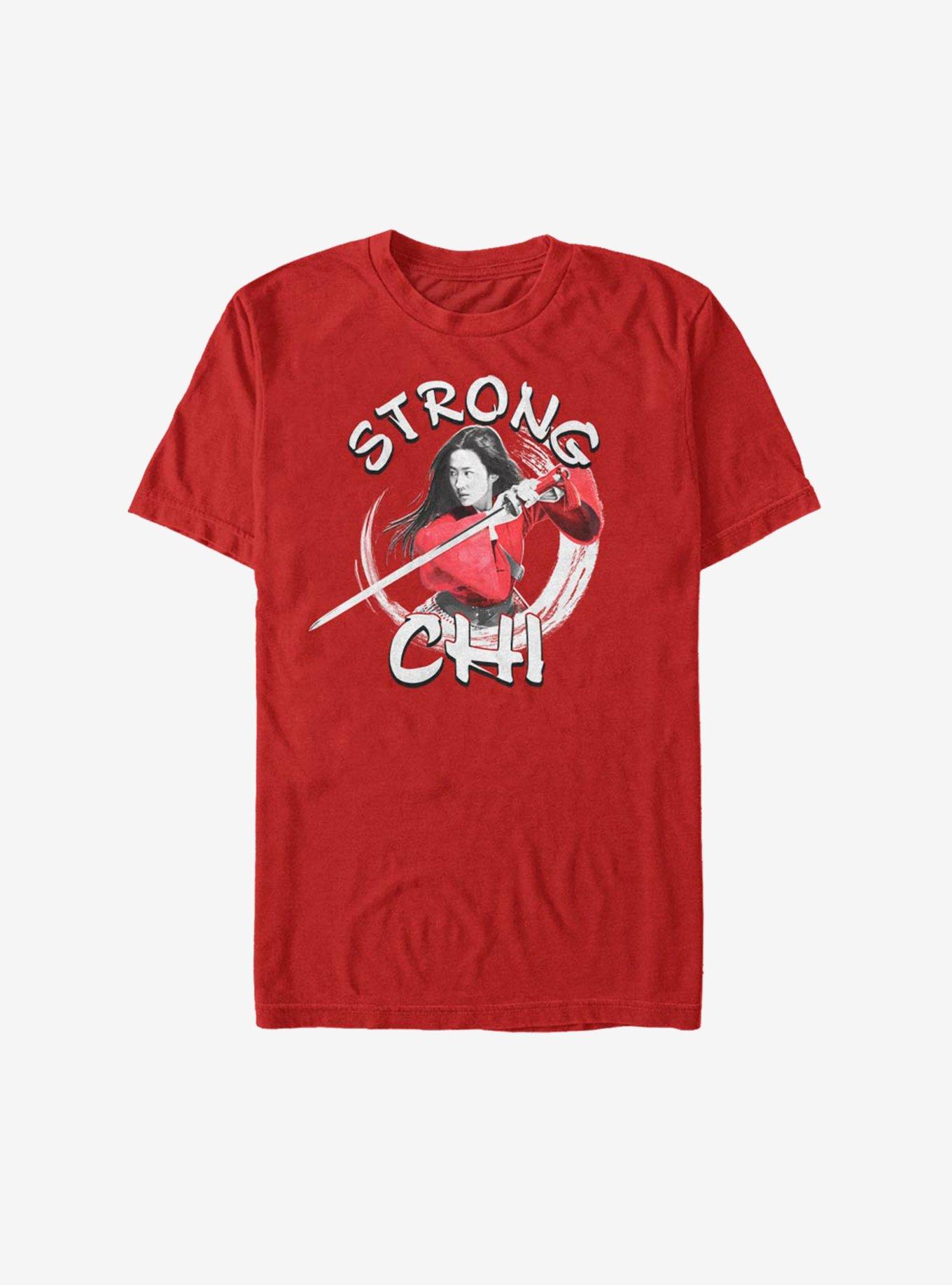 Disney Mulan Live Action Strong Chi T-Shirt, RED, hi-res