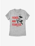 Disney Mulan Live Action Fierce And Fearless Womens T-Shirt, ATH HTR, hi-res