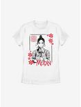 Disney Mulan Live Action Ink Portrait Womens T-Shirt, WHITE, hi-res