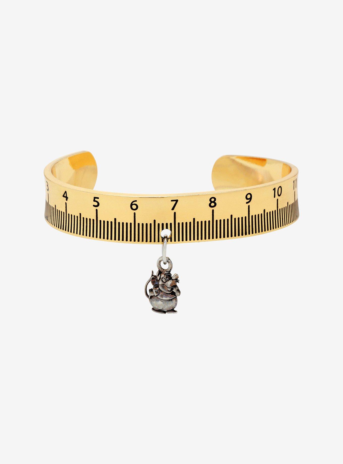 Disney Princess Cinderella Measuring Tape Cuff Bracelet - BoxLunch Exclusive, , hi-res