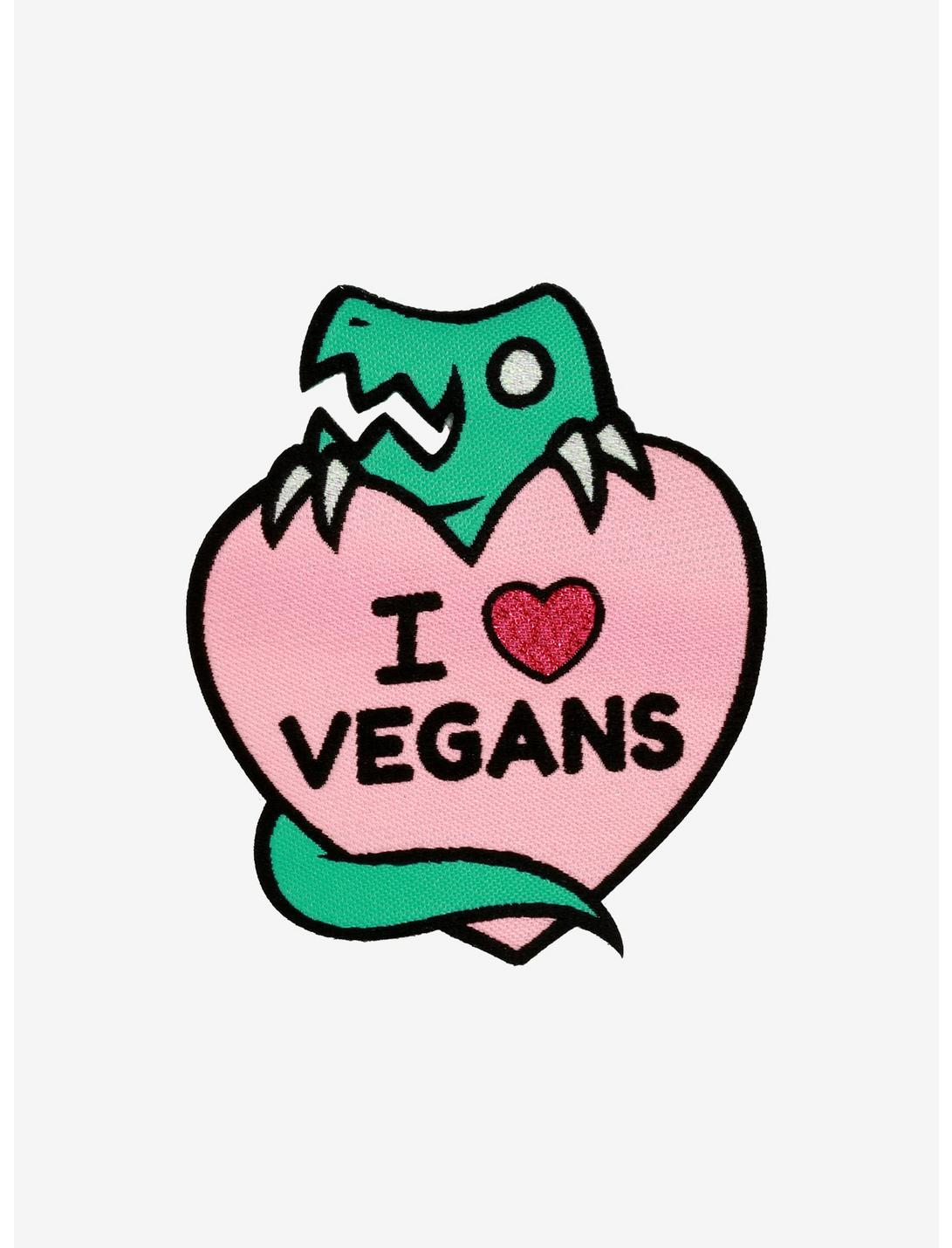 Vegan Dinosaur Patch, , hi-res