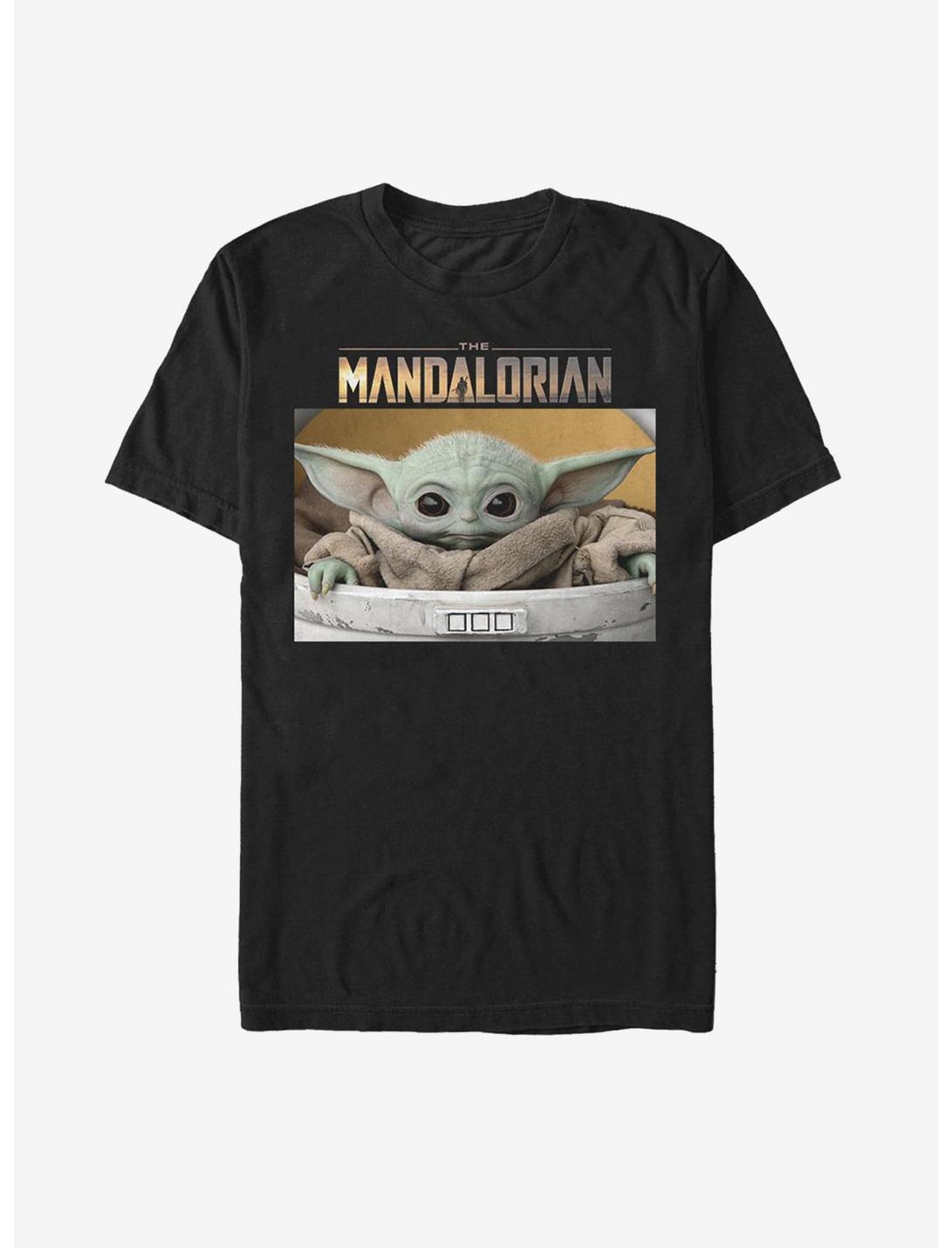 Star Wars The Mandalorian The Child Small Box T-Shirt, BLACK, hi-res