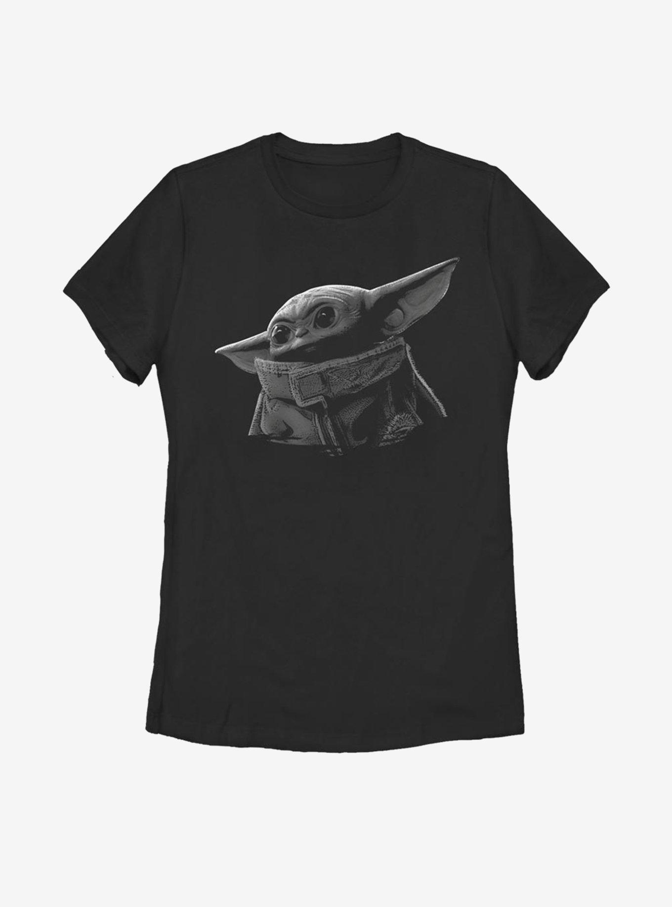 Star Wars The Mandalorian The Child Grayscale Womens T-Shirt, , hi-res