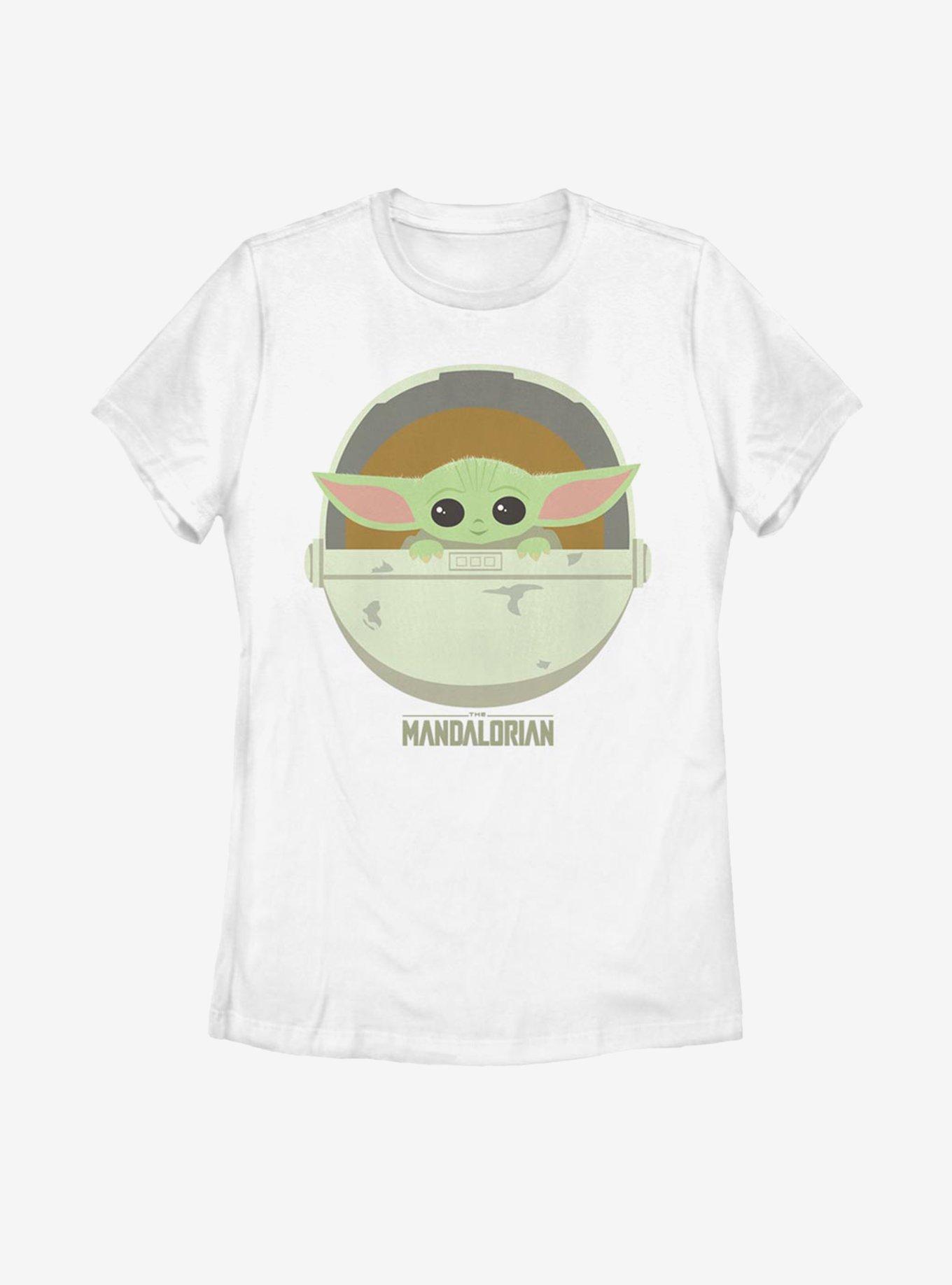 Star Wars The Mandalorian Child Cute Bassinet Womens T-Shirt