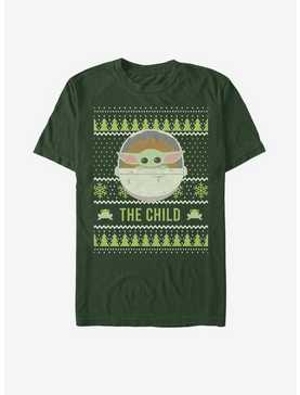 Star Wars The Mandalorian The Child Cute Holiday Pattern T-Shirt, , hi-res