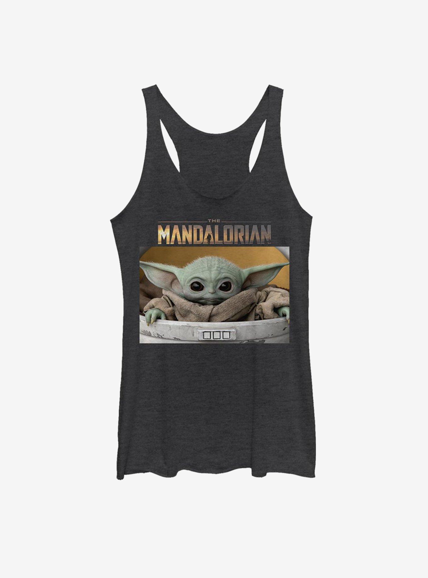 Star Wars The Mandalorian The Child Small Box Womens Tank Top, , hi-res