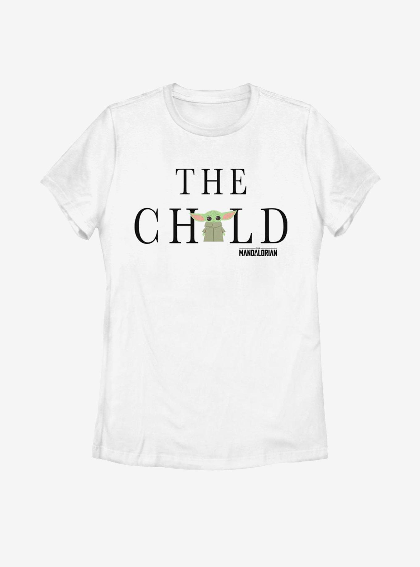 Star Wars The Mandalorian The Child Text Womens T-Shirt, , hi-res