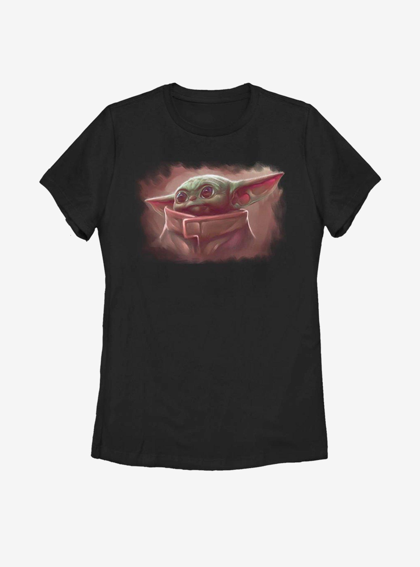 Star Wars The Mandalorian The Child Cute Painting Womens T-Shirt, , hi-res