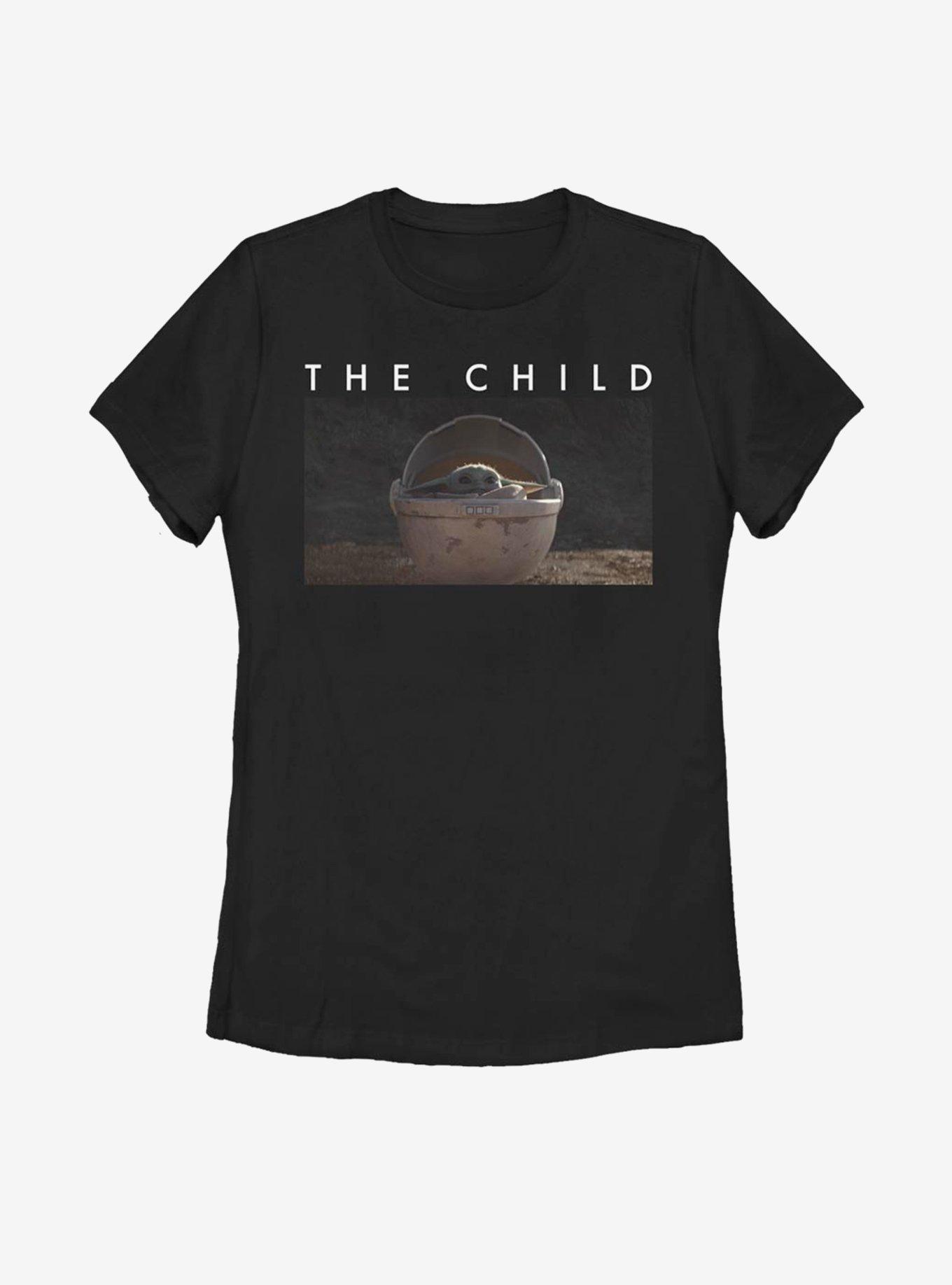 Star Wars The Mandalorian The Child Float Womens T-Shirt, BLACK, hi-res