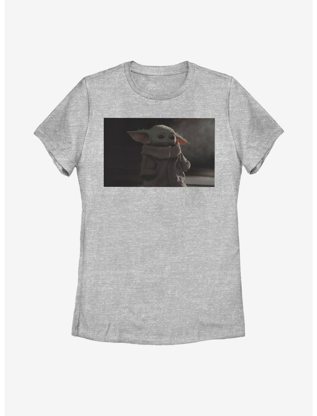 Star Wars The Mandalorian The Child Sad Womens T-Shirt, ATH HTR, hi-res