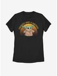 Star Wars The Mandalorian The Child Sunset Armed And Dangerous Womens T-Shirt, BLACK, hi-res
