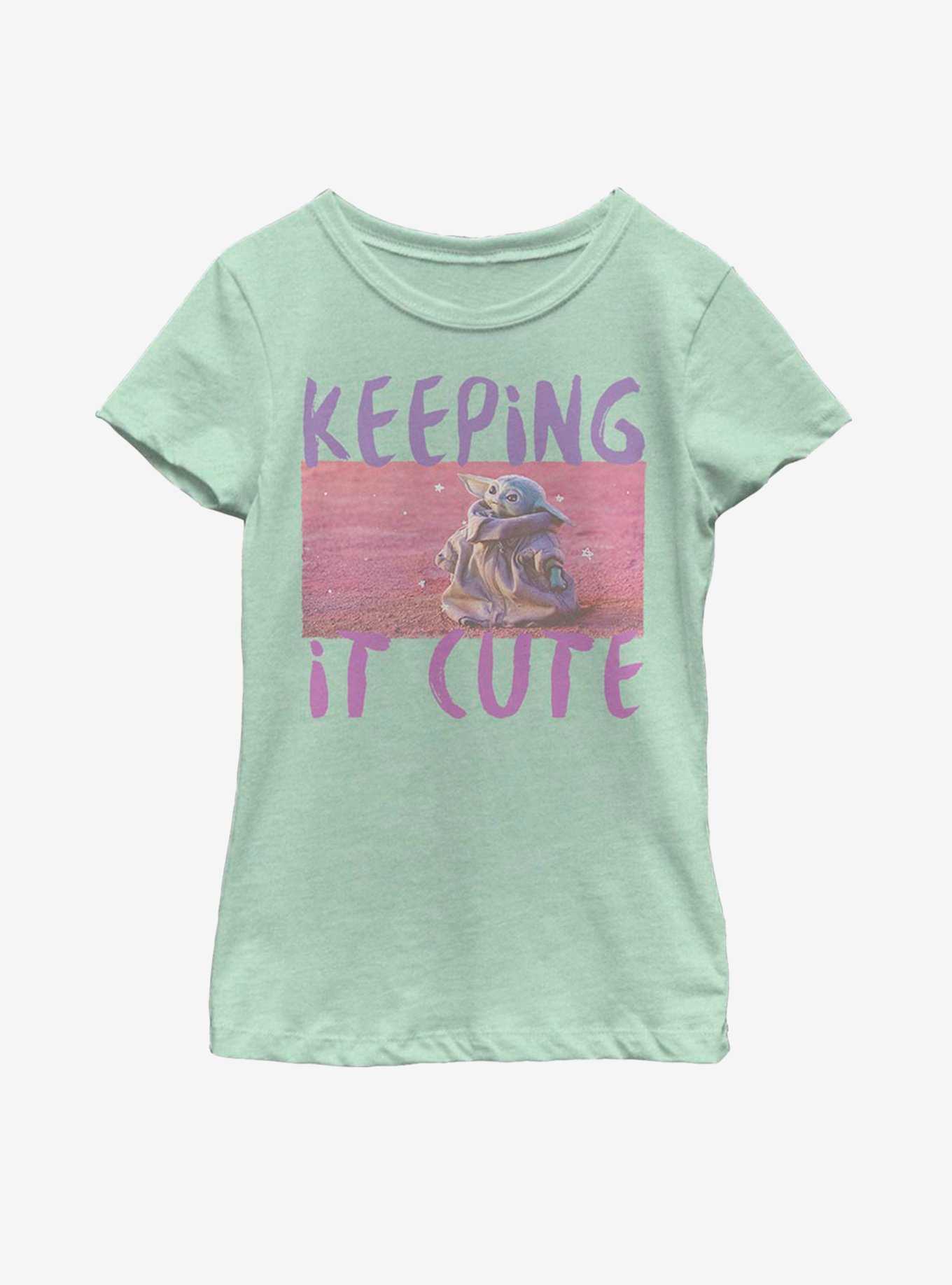 Star Wars The Mandalorian The Child Keeping It Cute Youth Girls T-Shirt, , hi-res