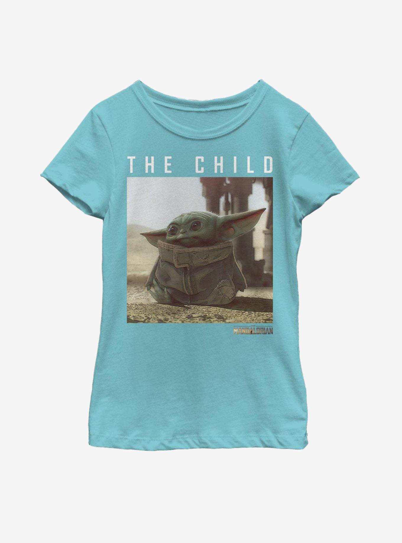 Star Wars The Mandalorian The Child Square Scene Youth Girls T-Shirt, , hi-res