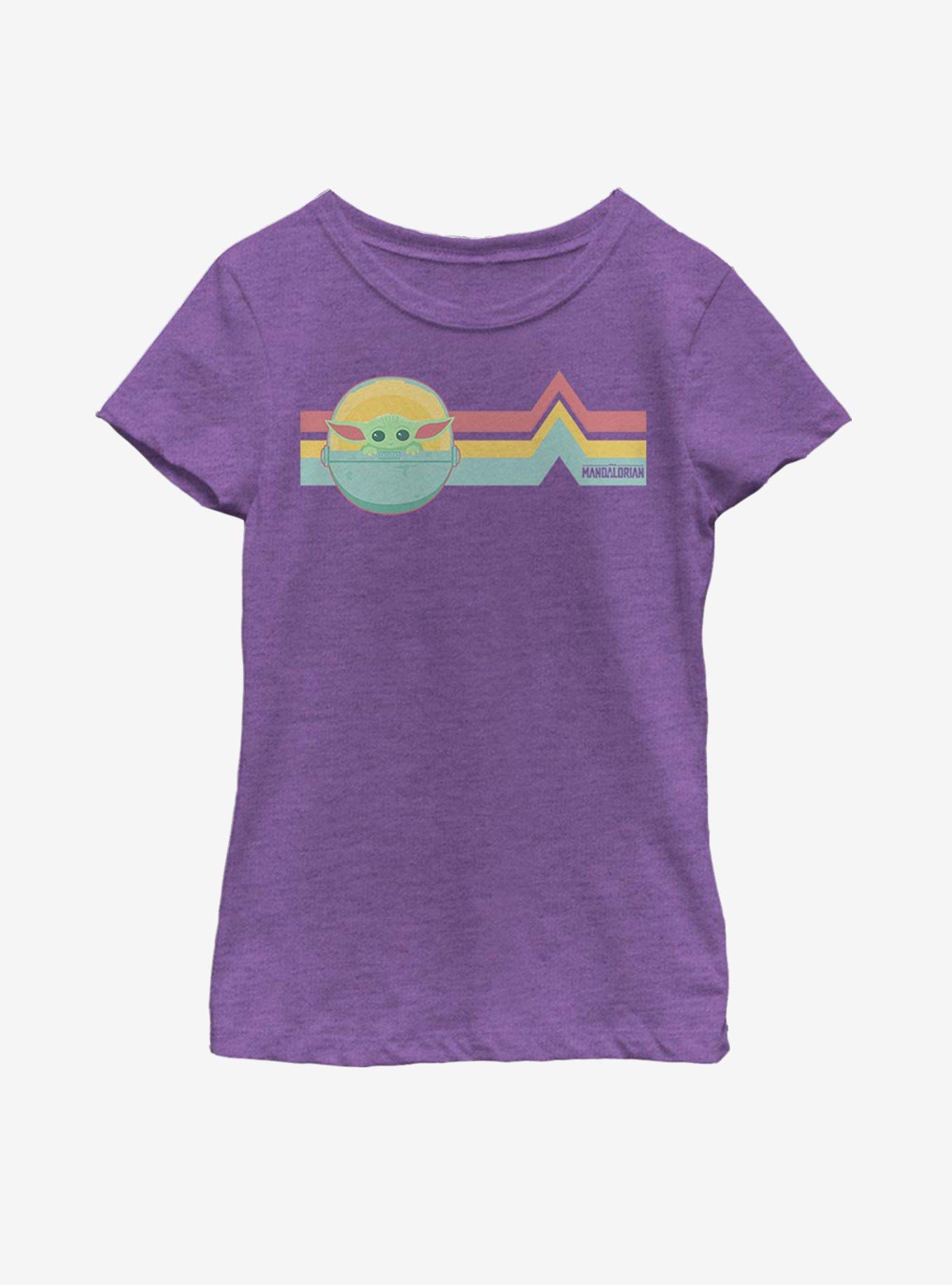 Star Wars The Mandalorian The Child Rainbow Pulse Youth Girls T-Shirt, , hi-res
