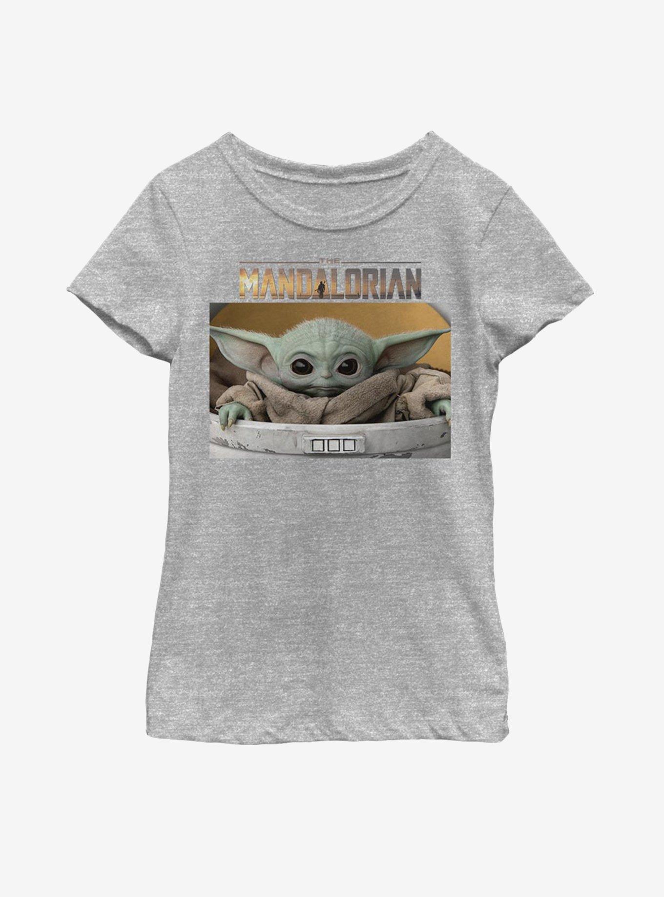 Star Wars The Mandalorian The Child Small Box Youth Girls T-Shirt, , hi-res
