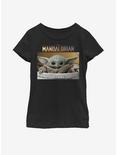 Star Wars The Mandalorian The Child Small Box Youth Girls T-Shirt, BLACK, hi-res