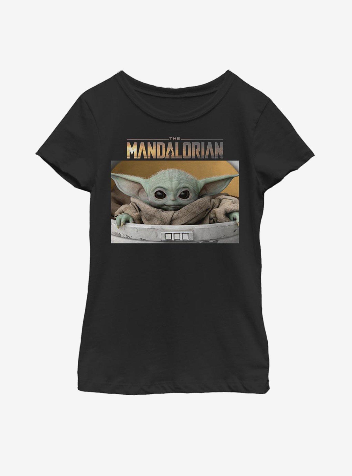 Star Wars The Mandalorian The Child Small Box Youth Girls T-Shirt, , hi-res