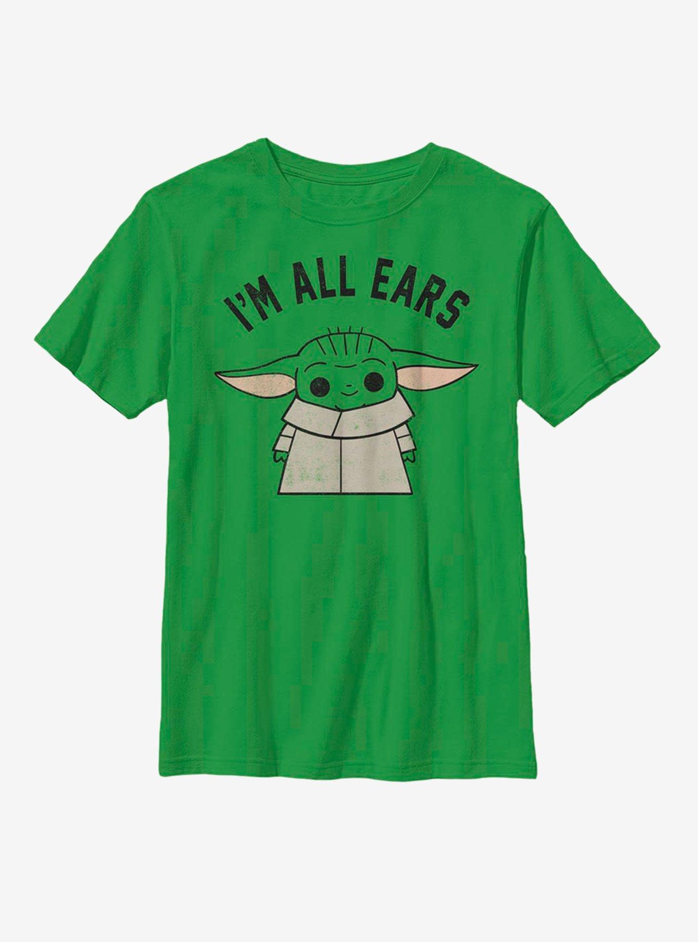 Star Wars The Mandalorian The Child All Ears Youth T-Shirt
