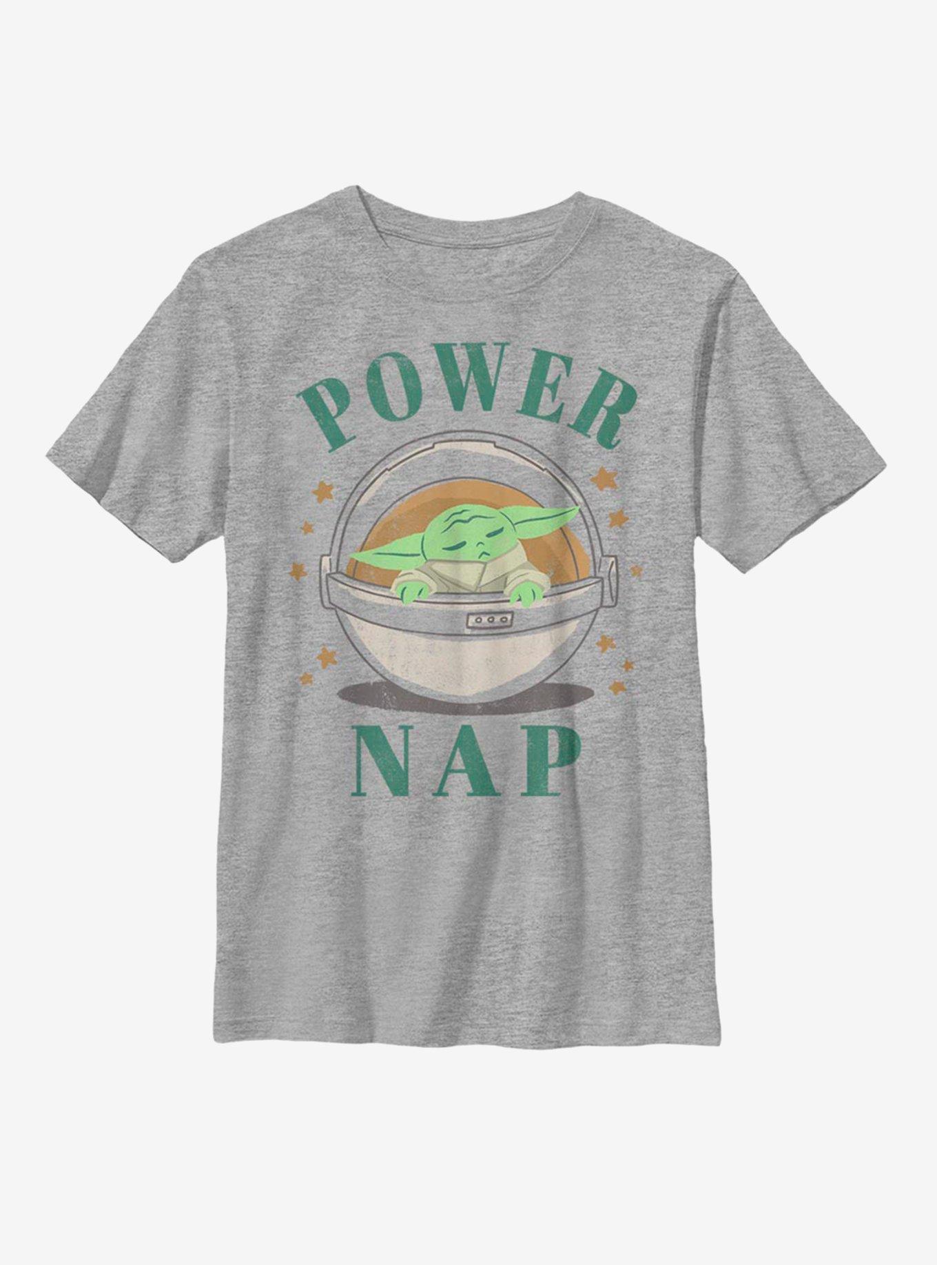 Star Wars The Mandalorian The Child Power Nap Youth T-Shirt, , hi-res