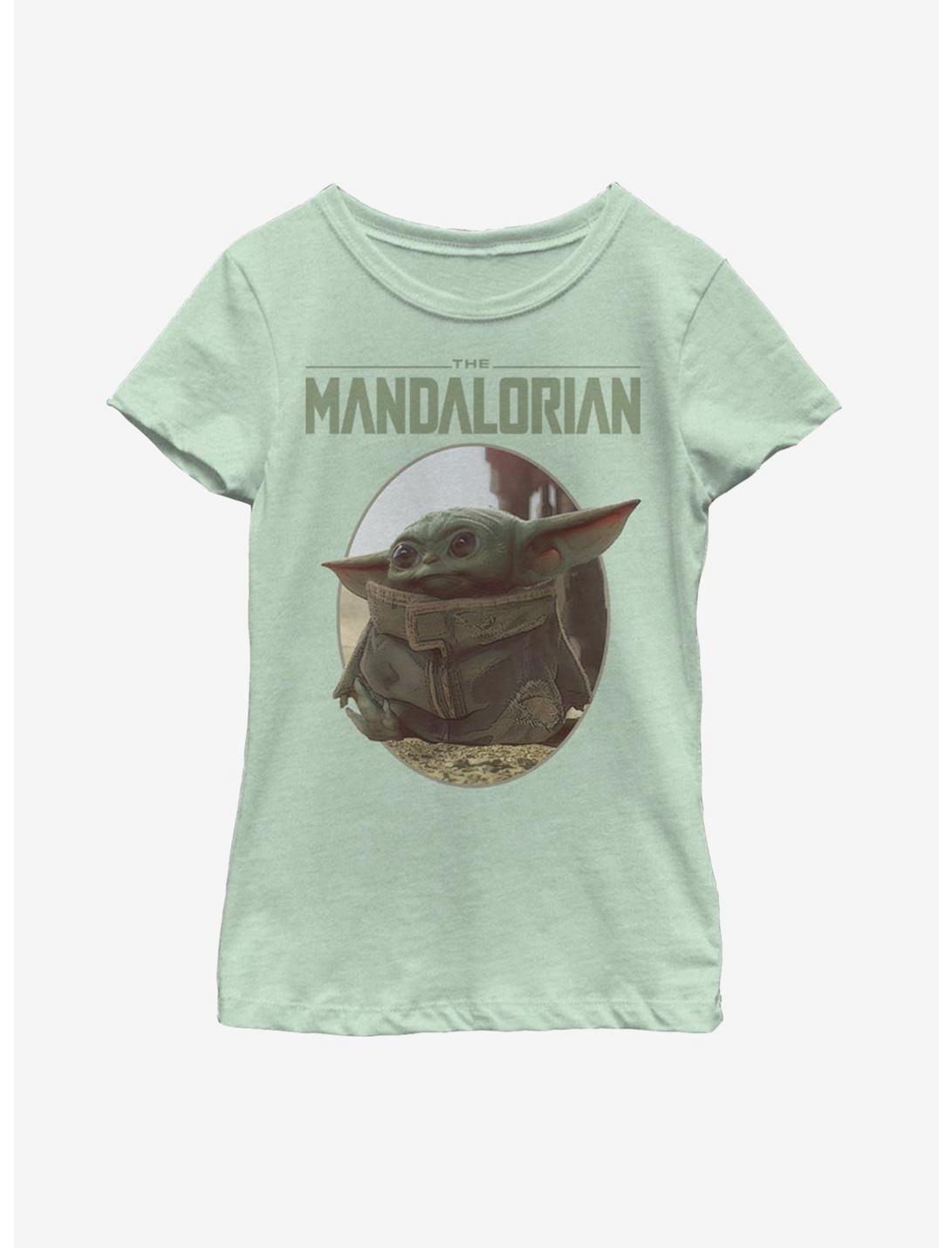 Star Wars The Mandalorian The Child Cute Look Youth Girls T-Shirt, MINT, hi-res
