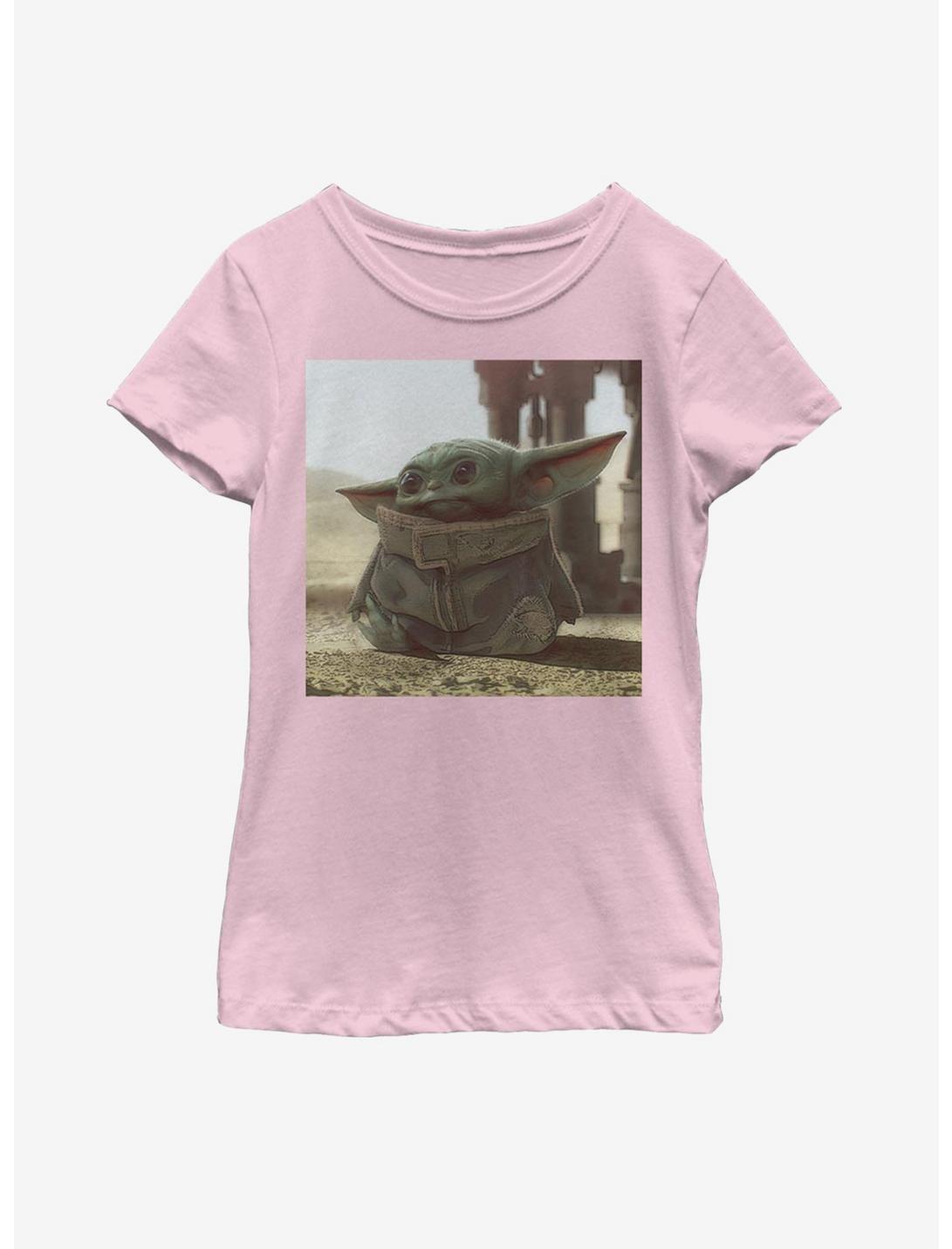Star Wars The Mandalorian The Child Tiny Green Youth Girls T-Shirt, PINK, hi-res