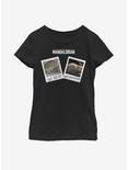 Star Wars The Mandalorian The Child Travel Pics Youth Girls T-Shirt, BLACK, hi-res